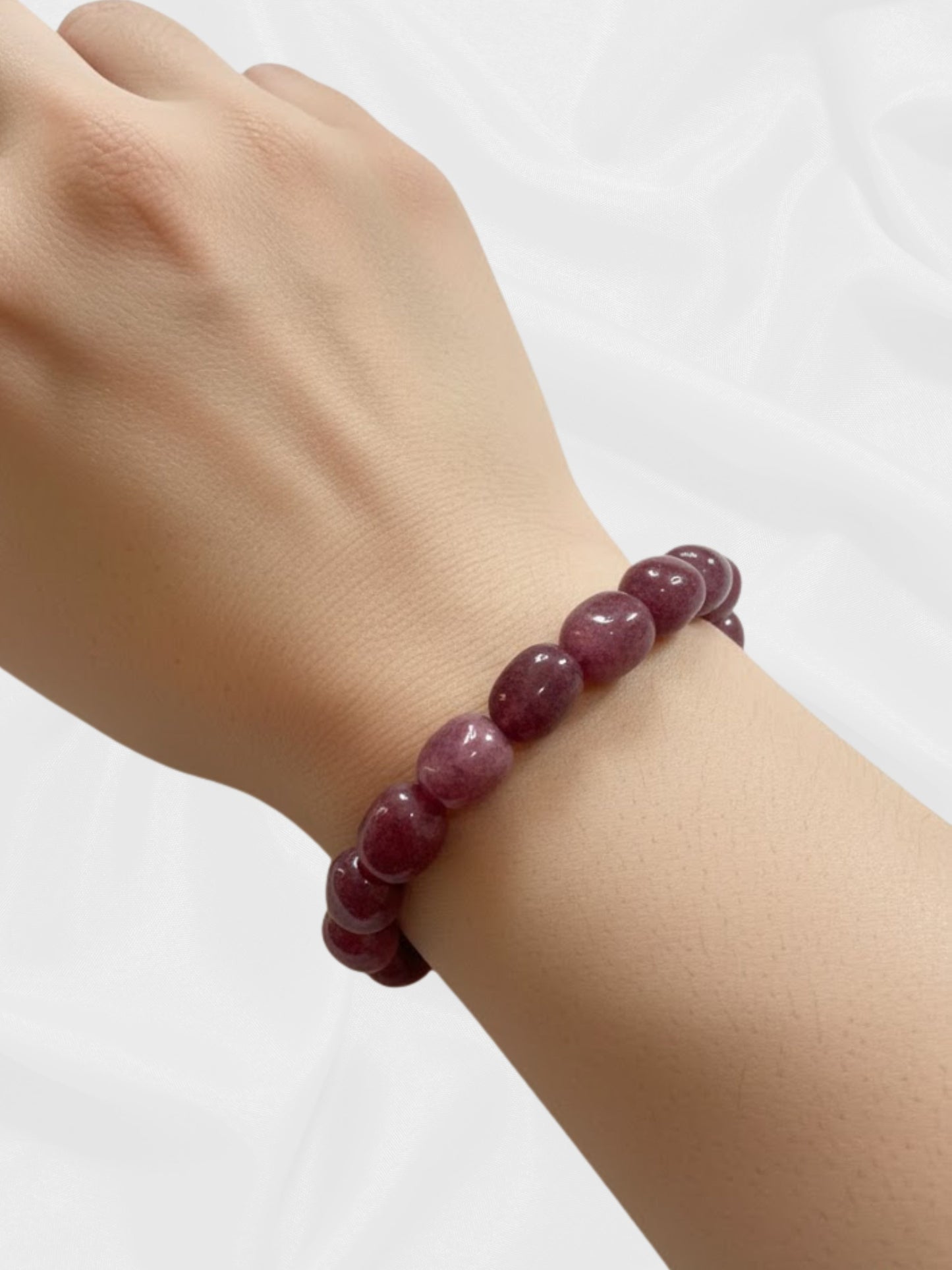 Rhodonit-Perlenarmband – Mitgefühl und Heilung