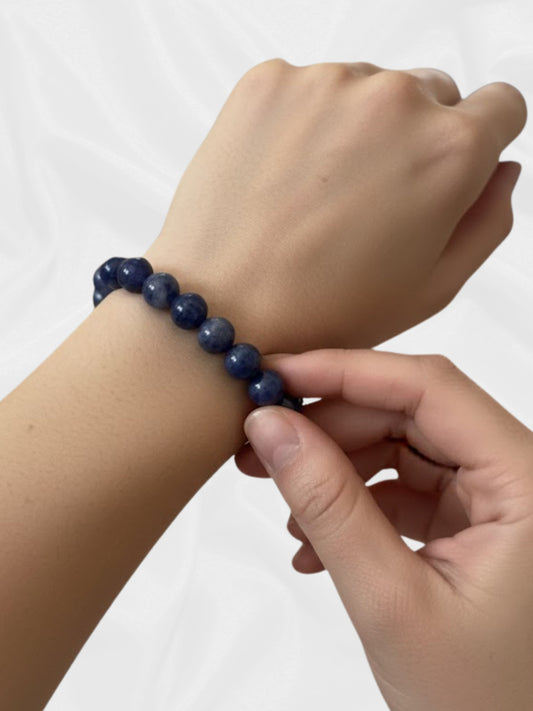 Sodalite Beaded Bracelet - Clarity and Communication
