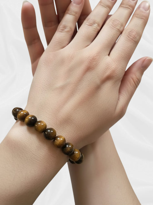 Tiger’s Eye Beaded Bracelet - Courage and Confidence