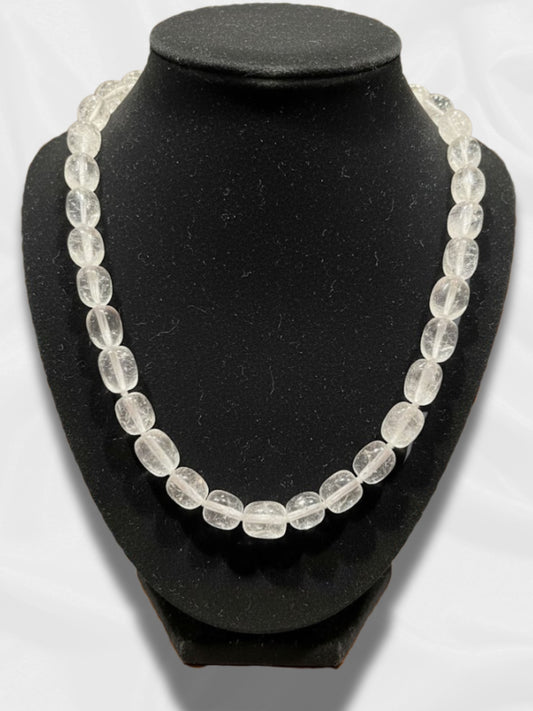 Clear Quartz Bead Necklace – Stone of Clarity