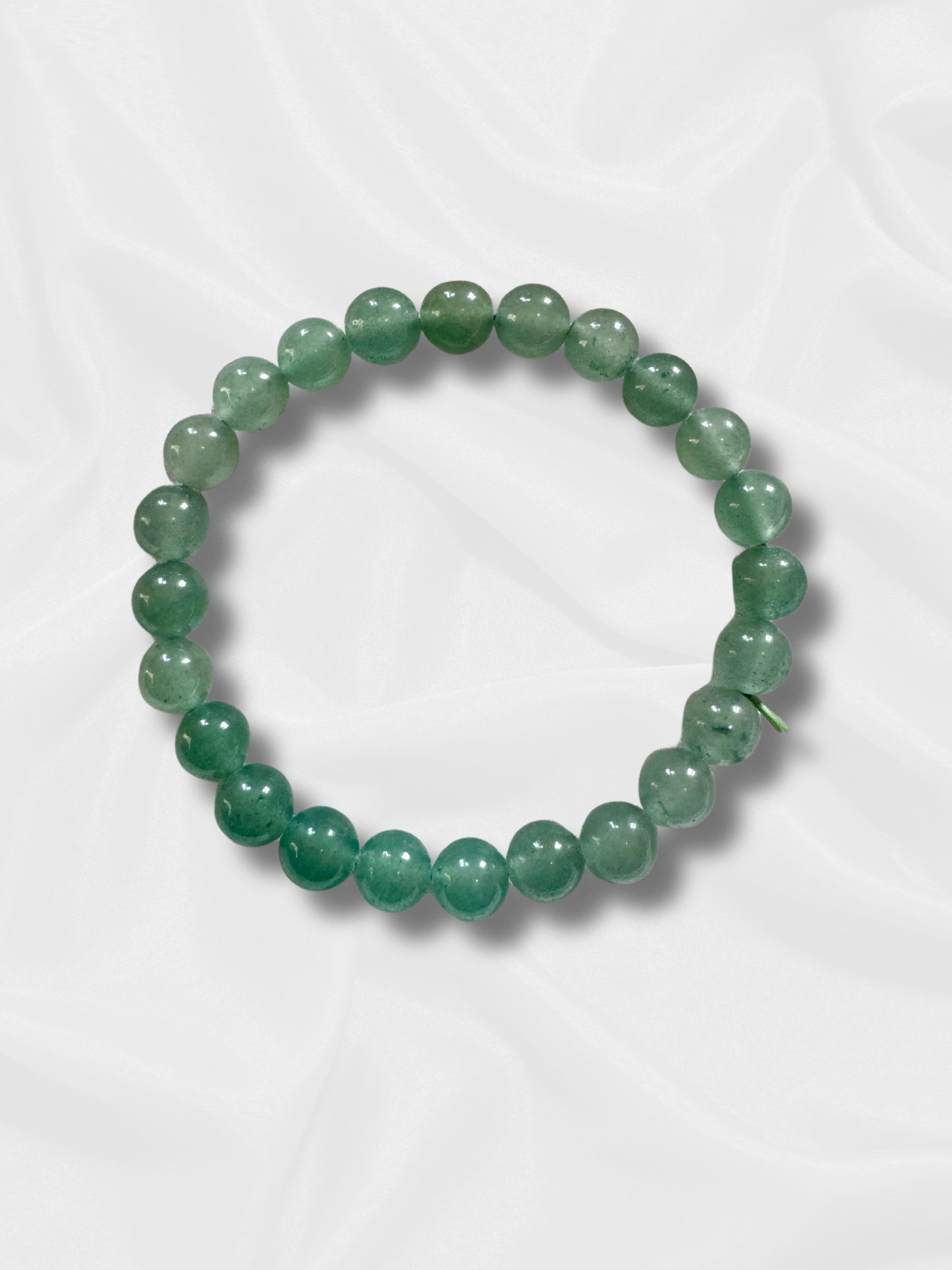 Grünes Aventurin-Perlenarmband – Symbol für Wohlstand und Ruhe