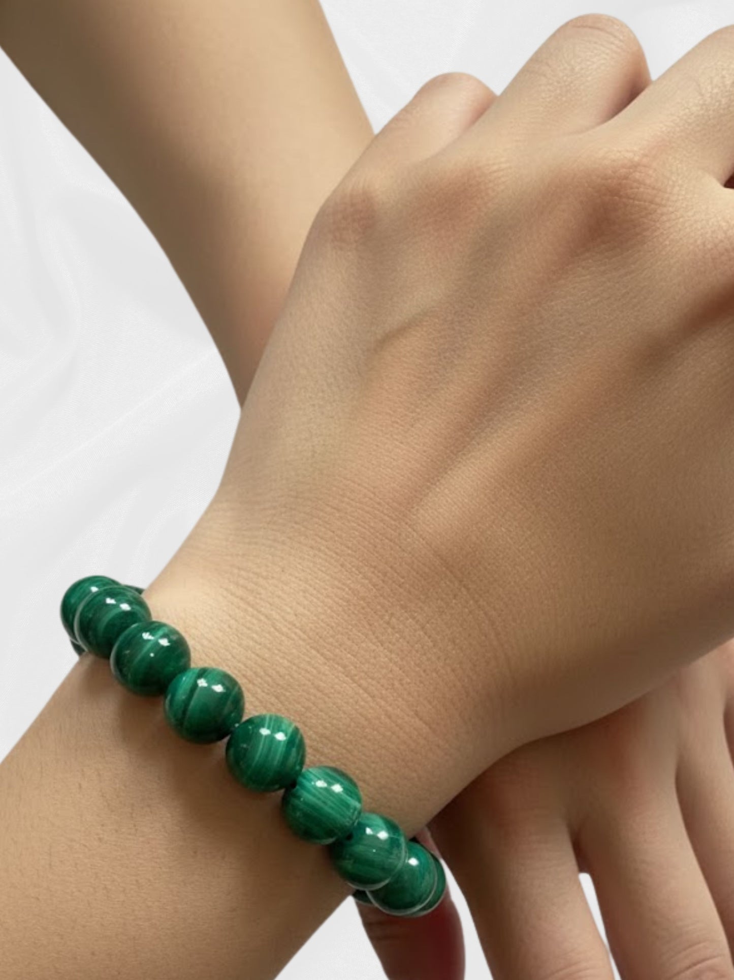 Malachit-Perlenarmband – Transformation und Schutz