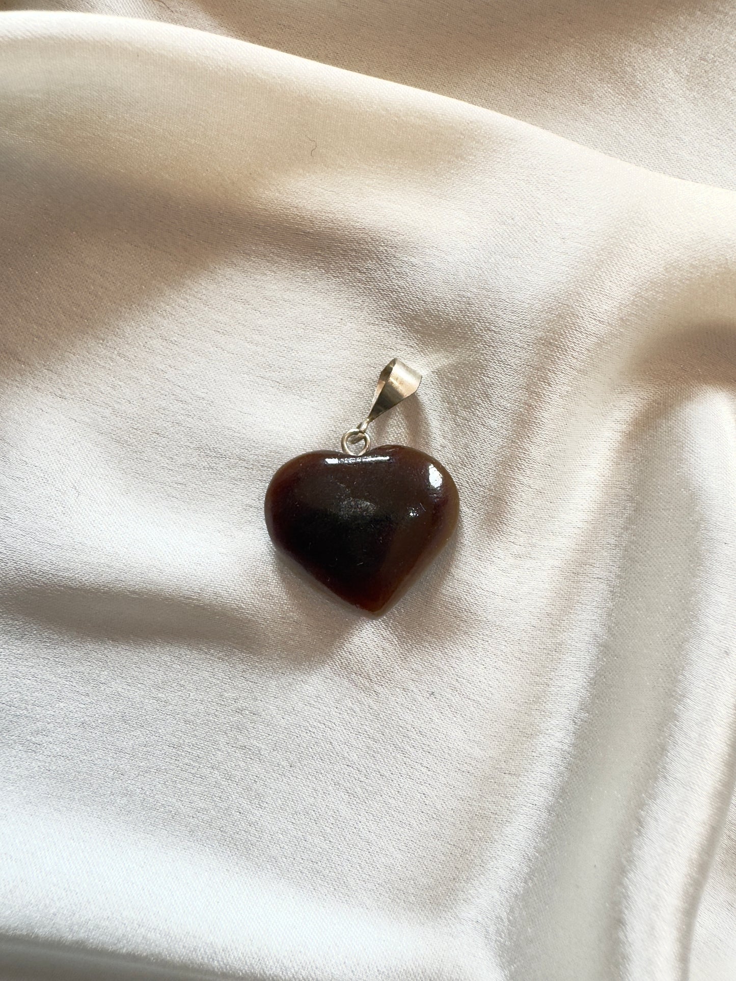Red Jasper Heart Pendant