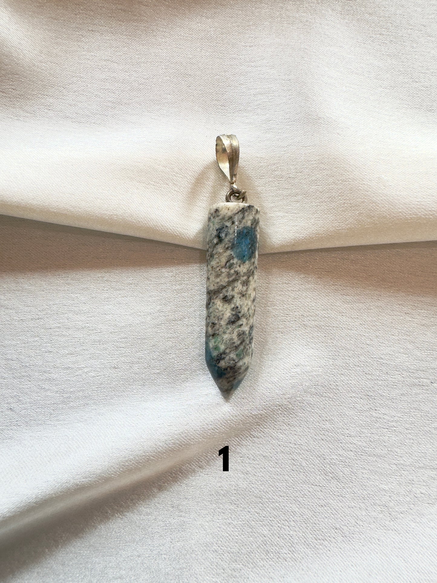 Blue Apatite Pendant