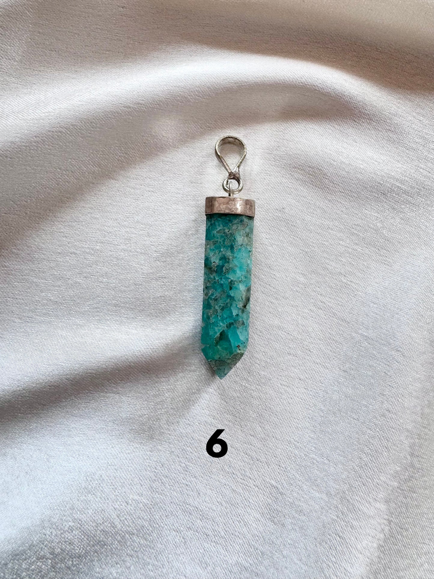 Blue Apatite Pendant
