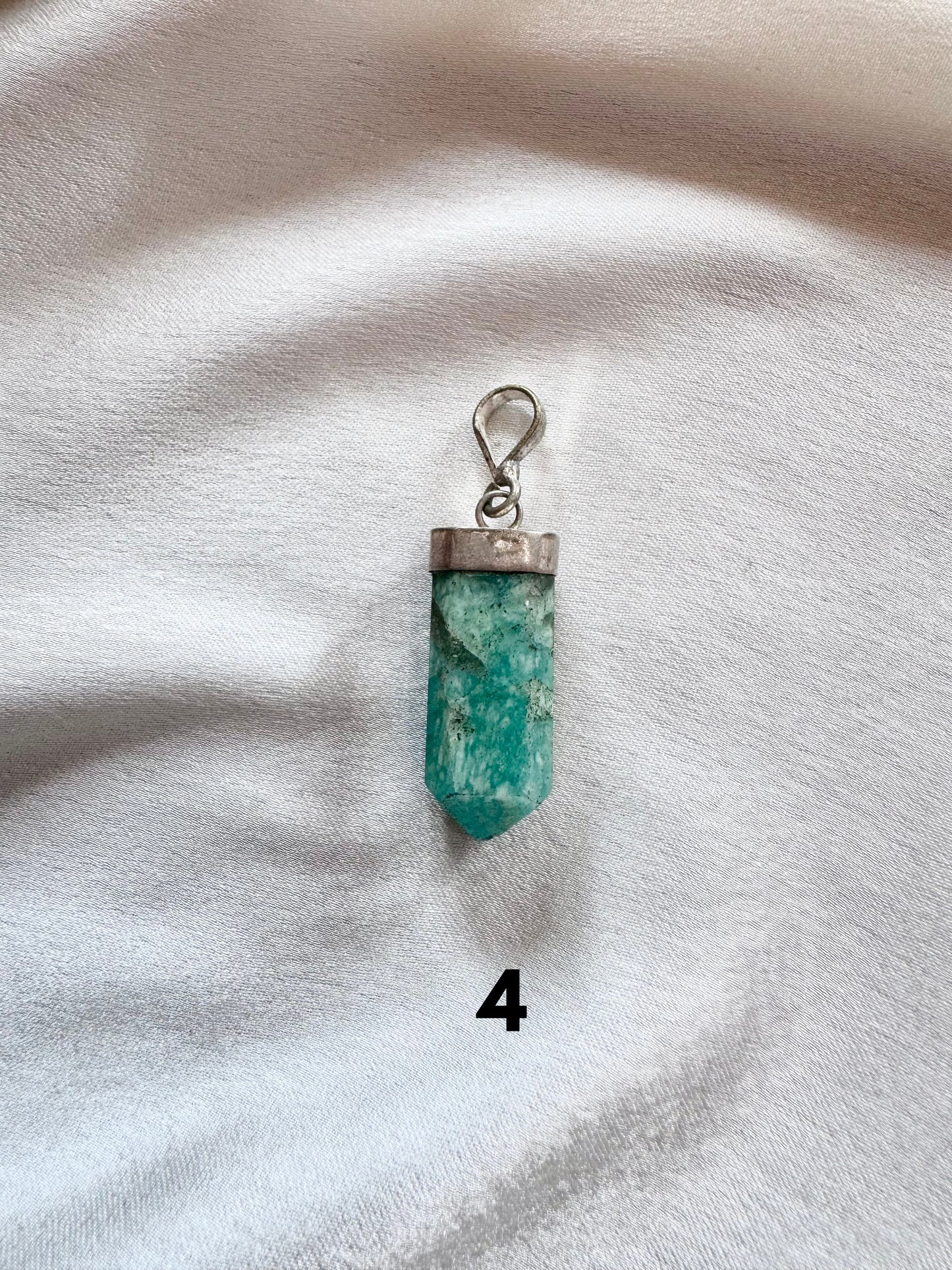 Blue Apatite Pendant