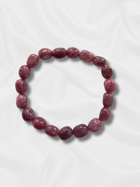 Rhodonite Beaded Bracelet - Compassion and Healing