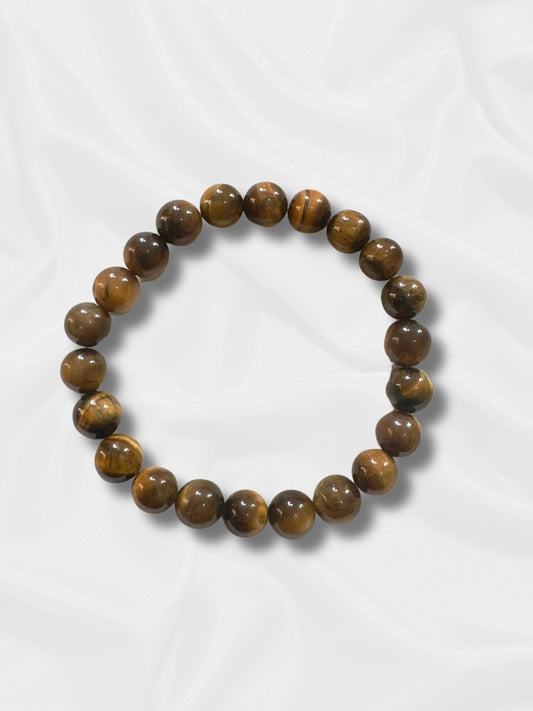 Tiger’s Eye Beaded Bracelet - Courage and Confidence